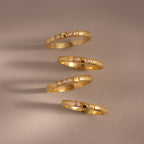 Diamond Morse Code Ring