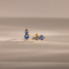 Ombre Birthstone Flatback Studs