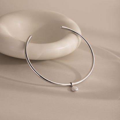 Pearl Cuff Choker Necklace