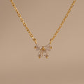 Diamond Bow Necklace