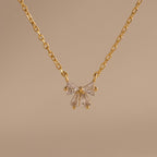 Diamond Bow Necklace