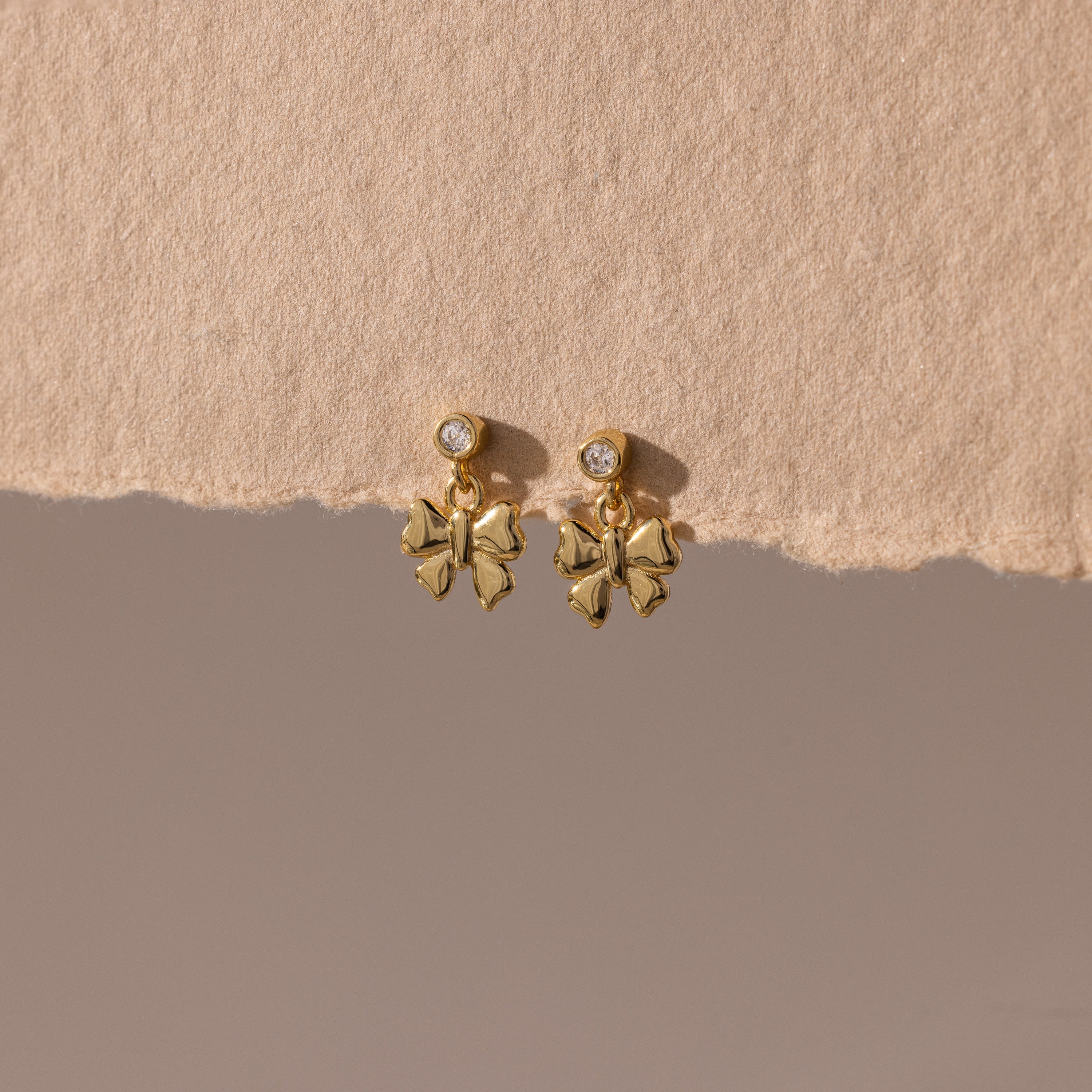 Bow Drop Studs