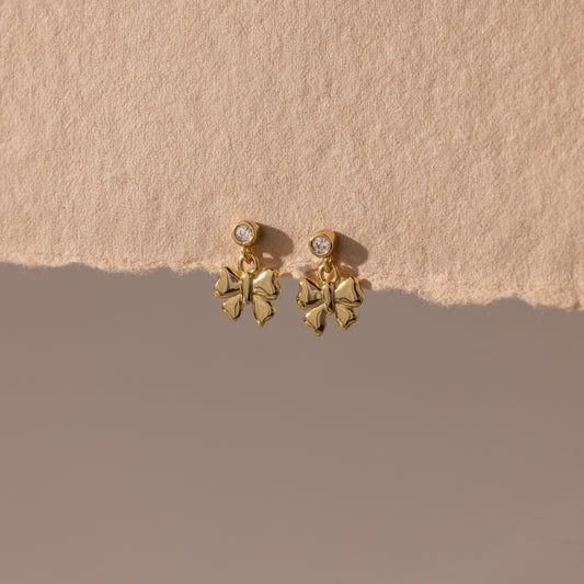 Bow Drop Studs