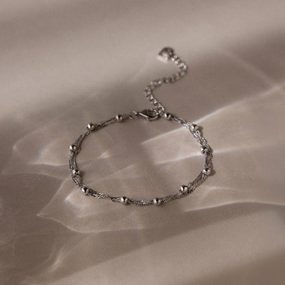 Duo Bead Chain Bracelet
