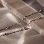 Duo Bead Chain Anklet