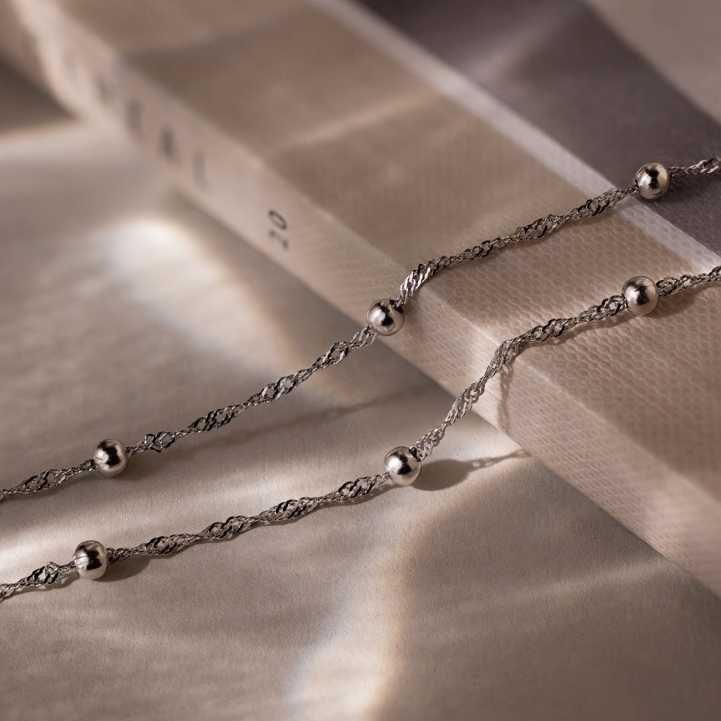Duo Bead Chain Anklet