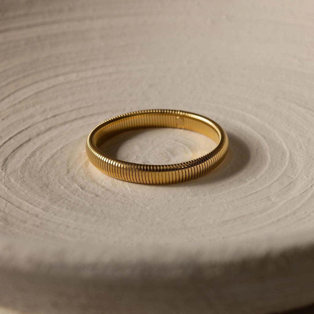 Thick Snake Chain Bangle