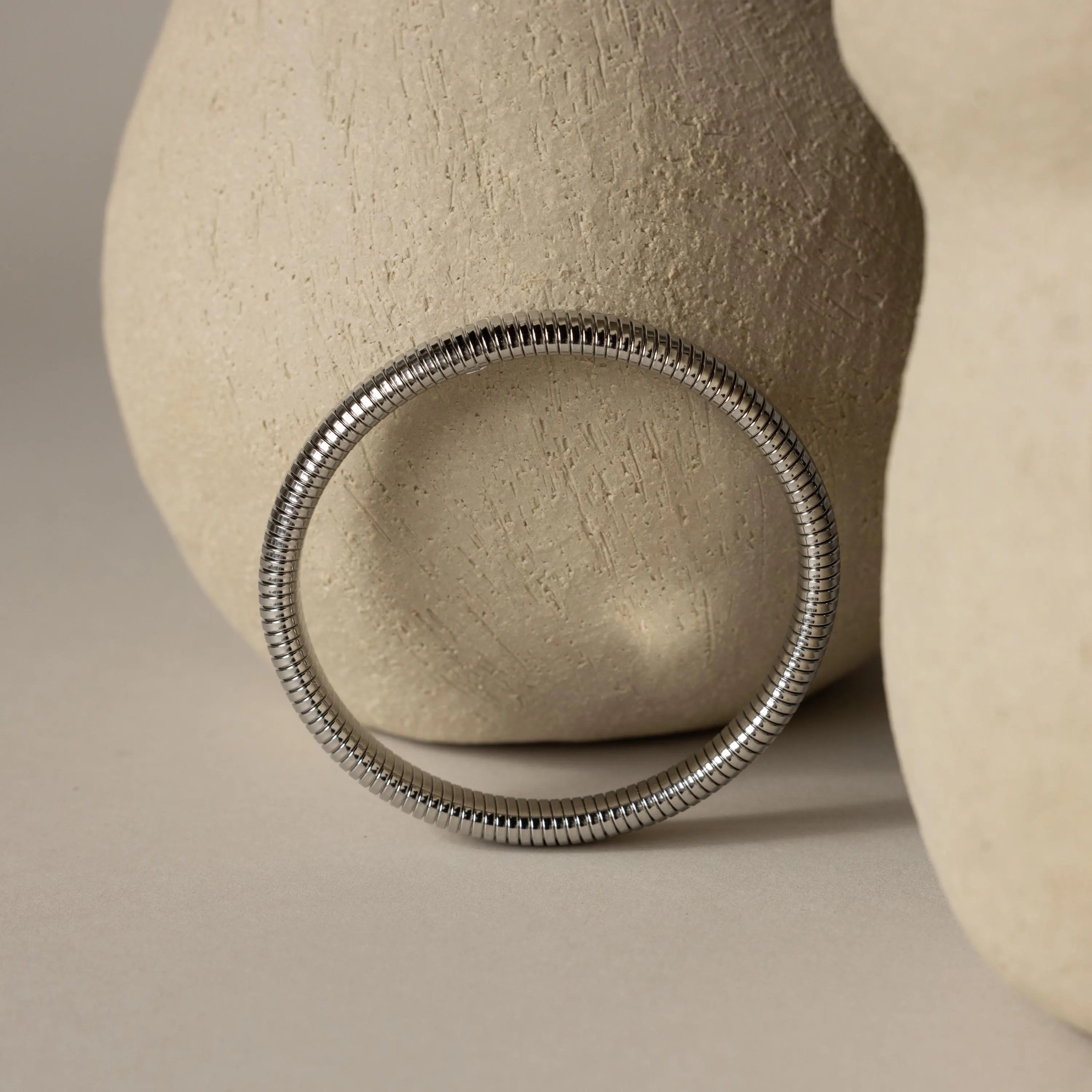Thick Snake Chain Bangle