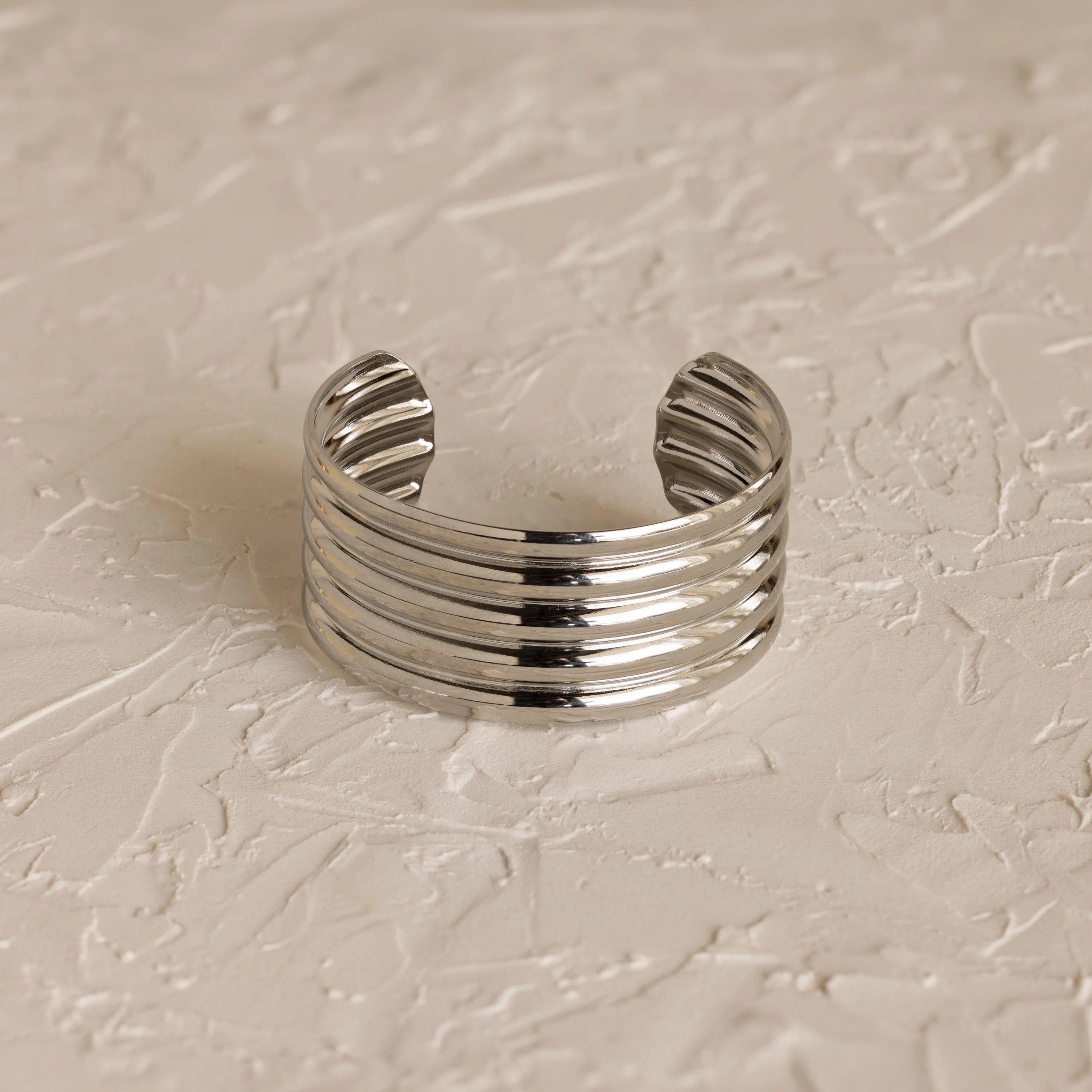 Ribbed Cuff Bracelet