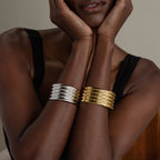 Ribbed Cuff Bracelet