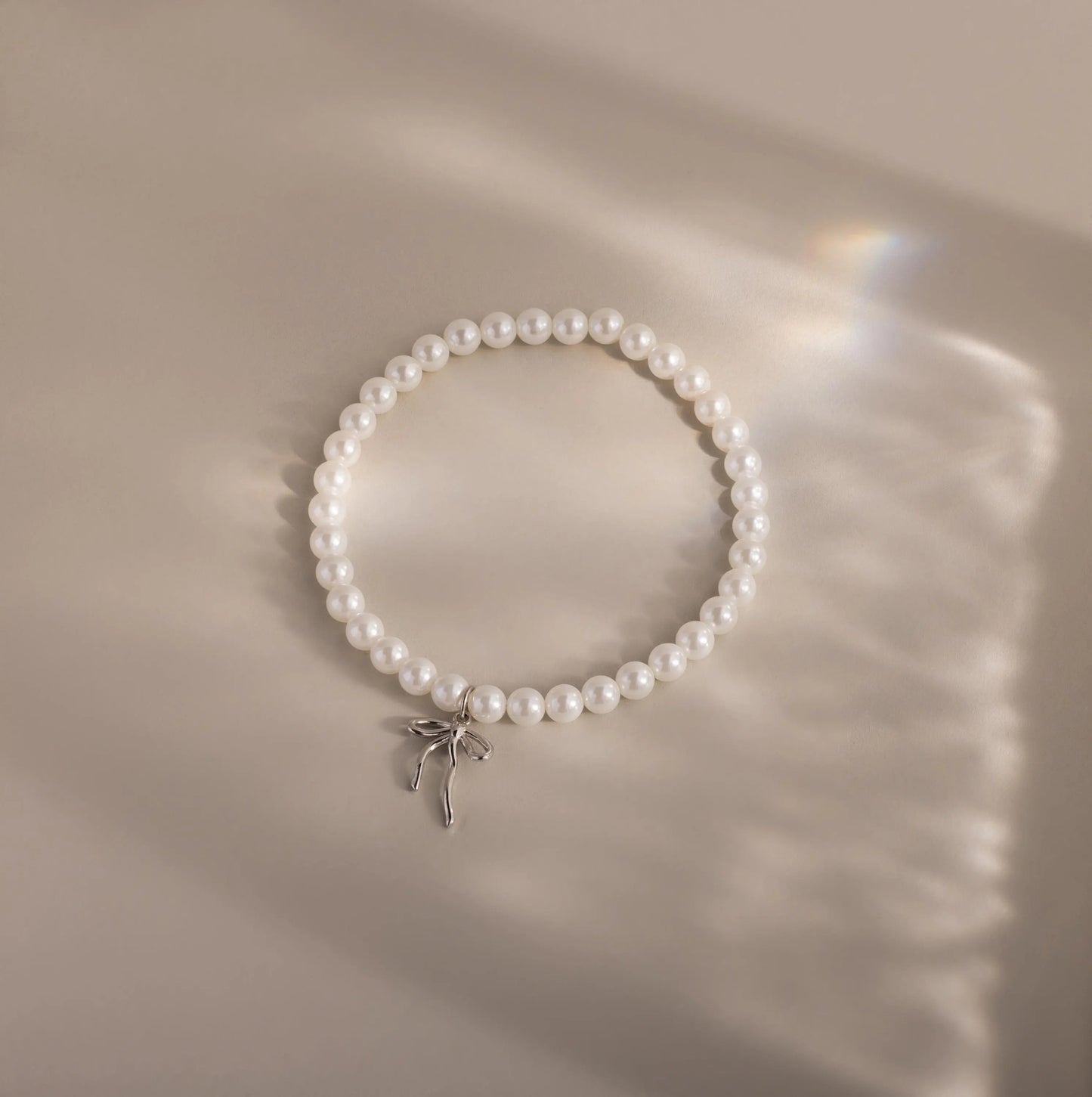 Bow Pearl Bracelet