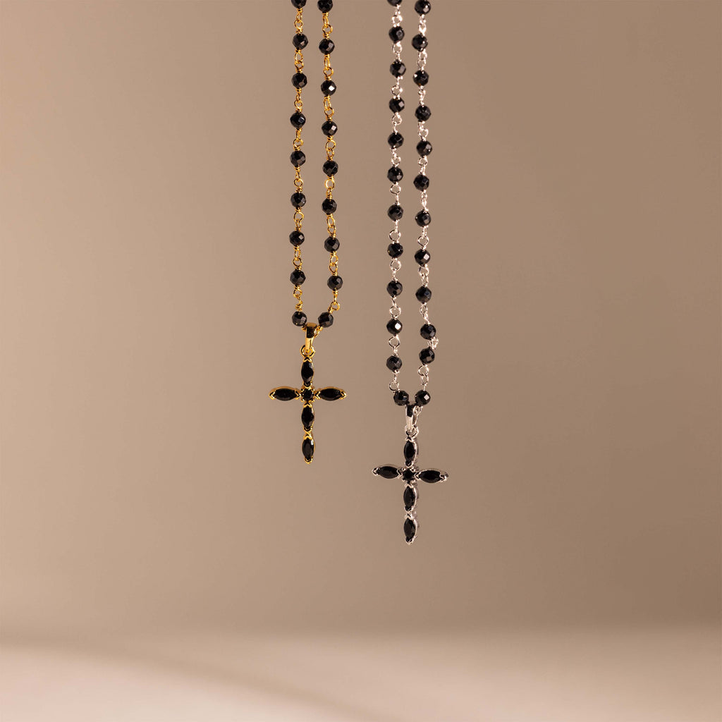 Midnight Cross Necklace
