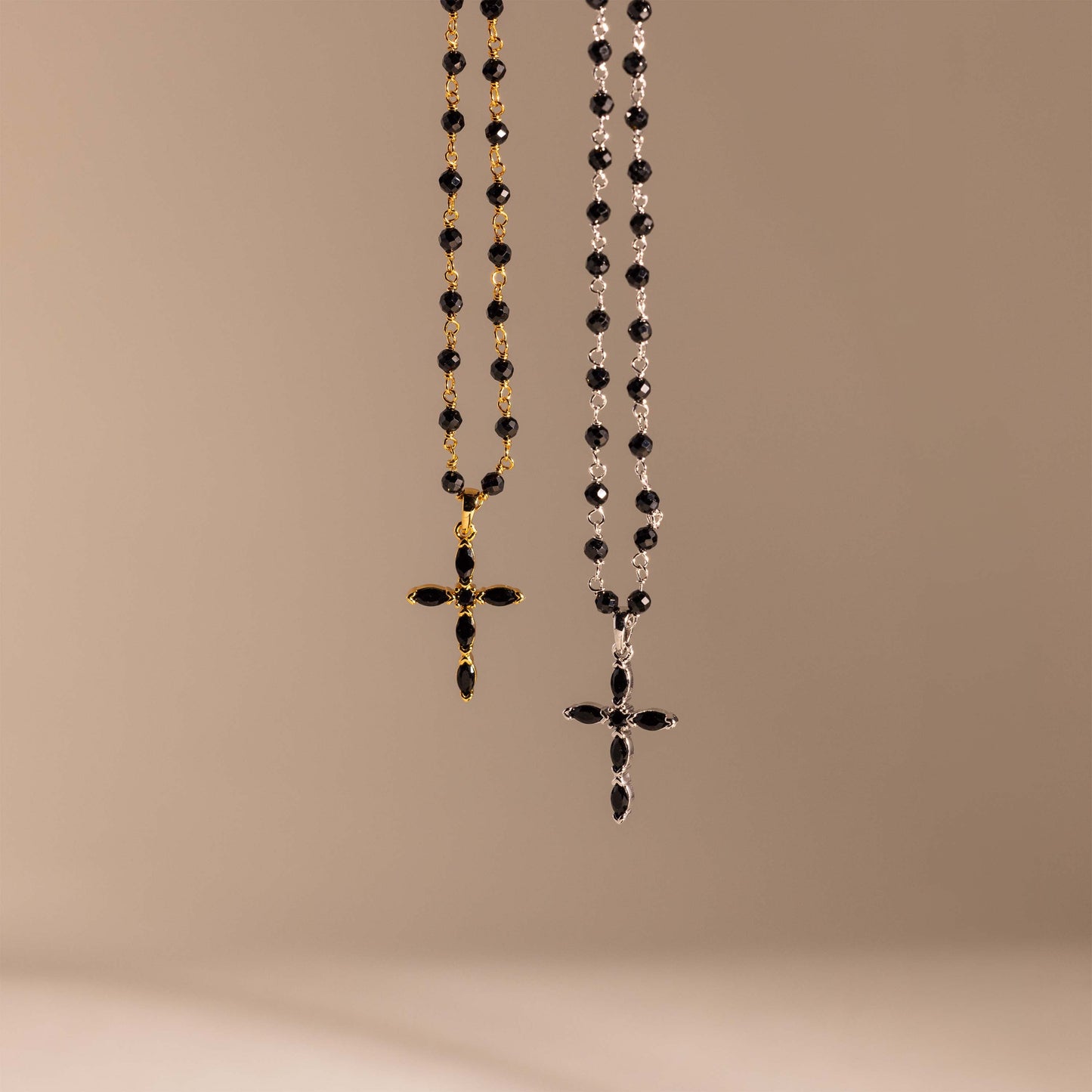 Midnight Cross Necklace