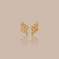Gemstone Raindrop Studs