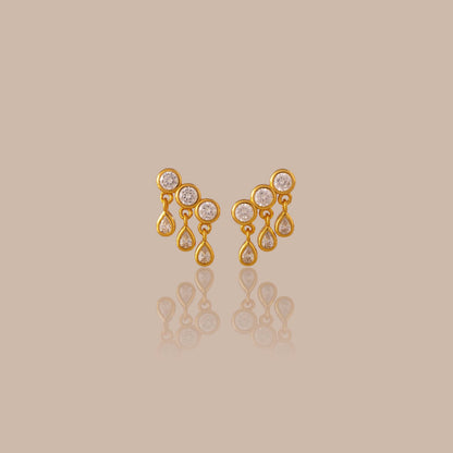 Diamond Raindrop Studs