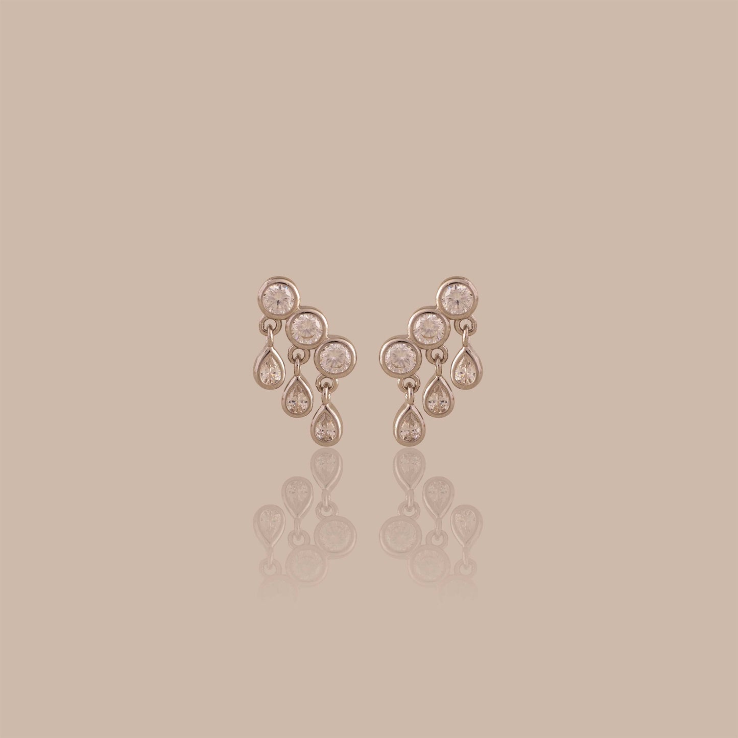 Diamond Raindrop Studs