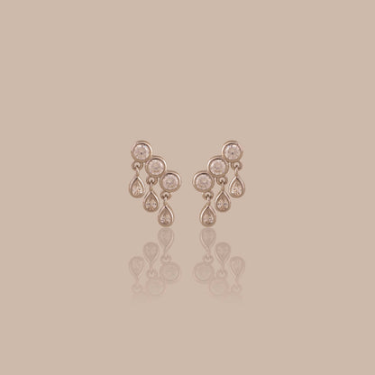 Diamond Raindrop Studs