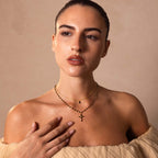 Midnight Cross Necklace