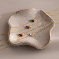 Marquise Birthstone & Pearl Bracelet