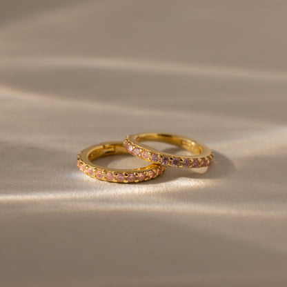 Birthstone Clicker Huggies