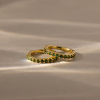 Birthstone Clicker Huggies