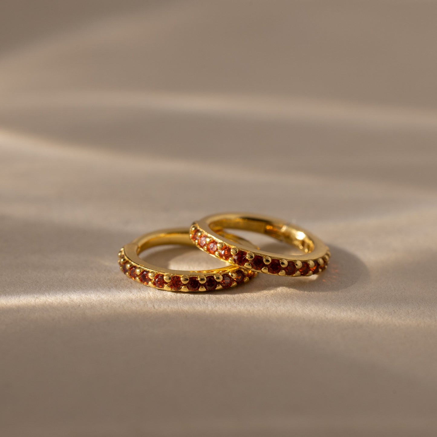 Birthstone Clicker Huggies