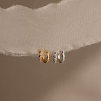 Mini Diamond Sprinkle Huggies