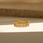 Crystal Stacking Ring Set
