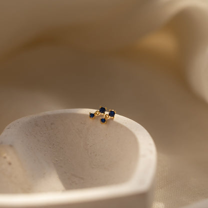 Birthstone Drop Studs