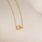 Pave Interlocking Necklace
