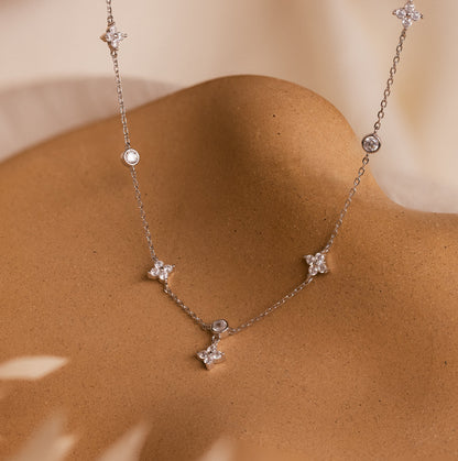Ivy Diamond Station Necklace