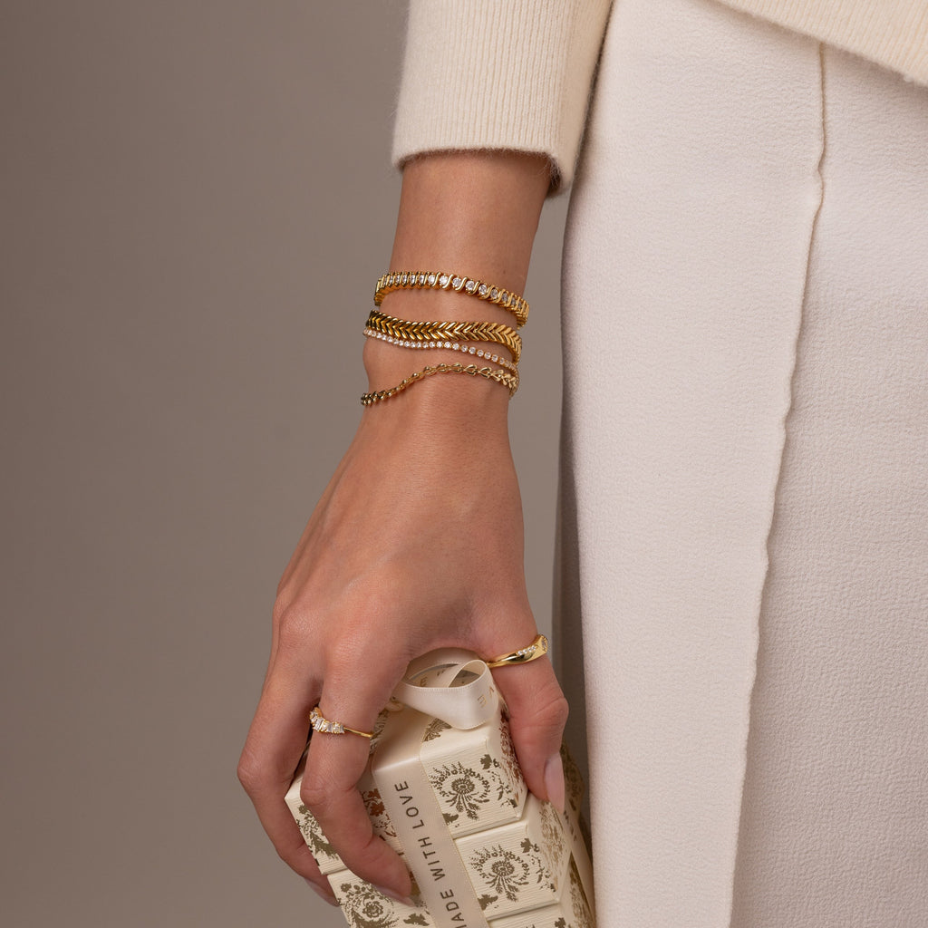S-Link Diamond Tennis Bracelet