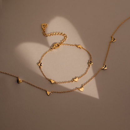 Heart Station Necklace