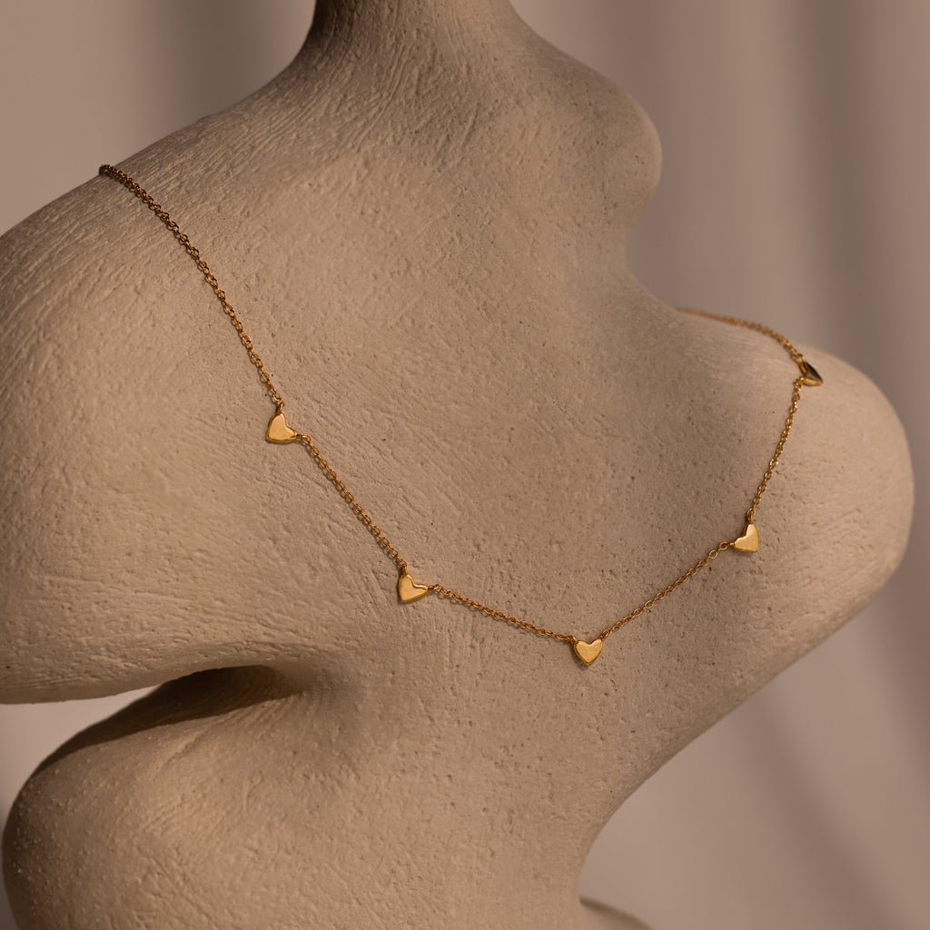 Heart Station Necklace