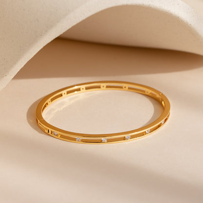 Lace Diamond Bangle