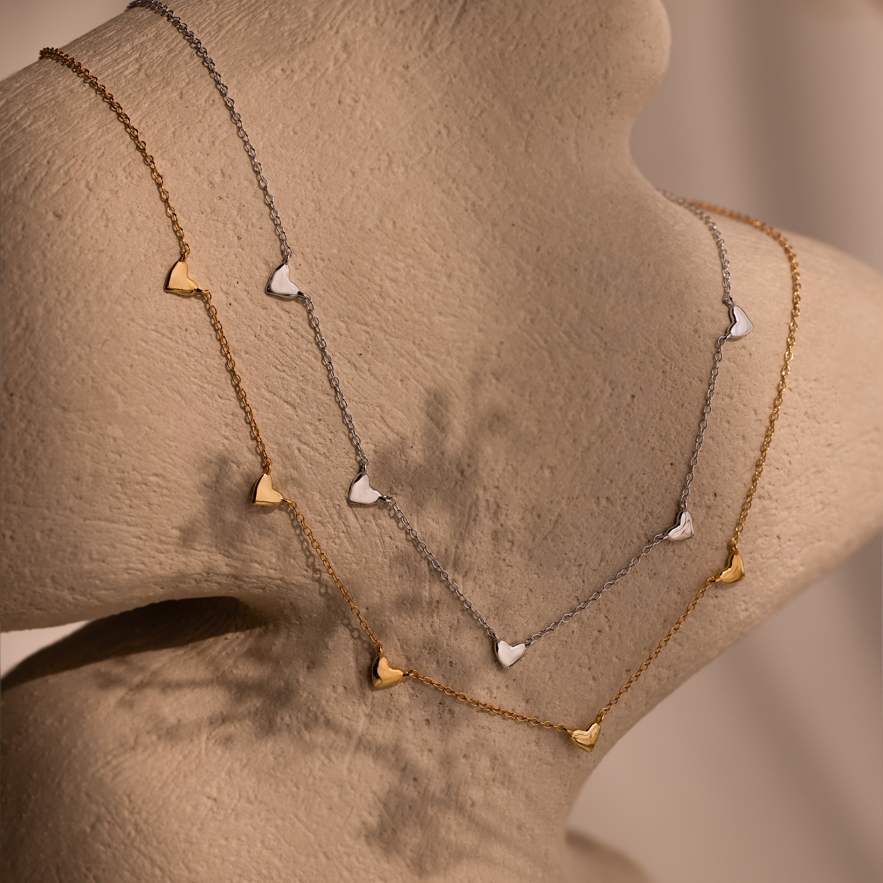 Heart Station Necklace