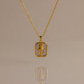 Birth Flower Charm Necklace
