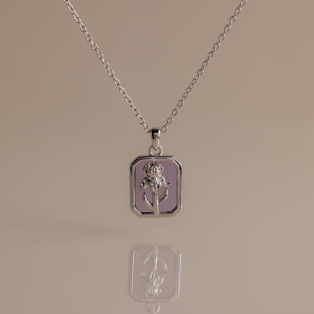 Birth Flower Charm Necklace