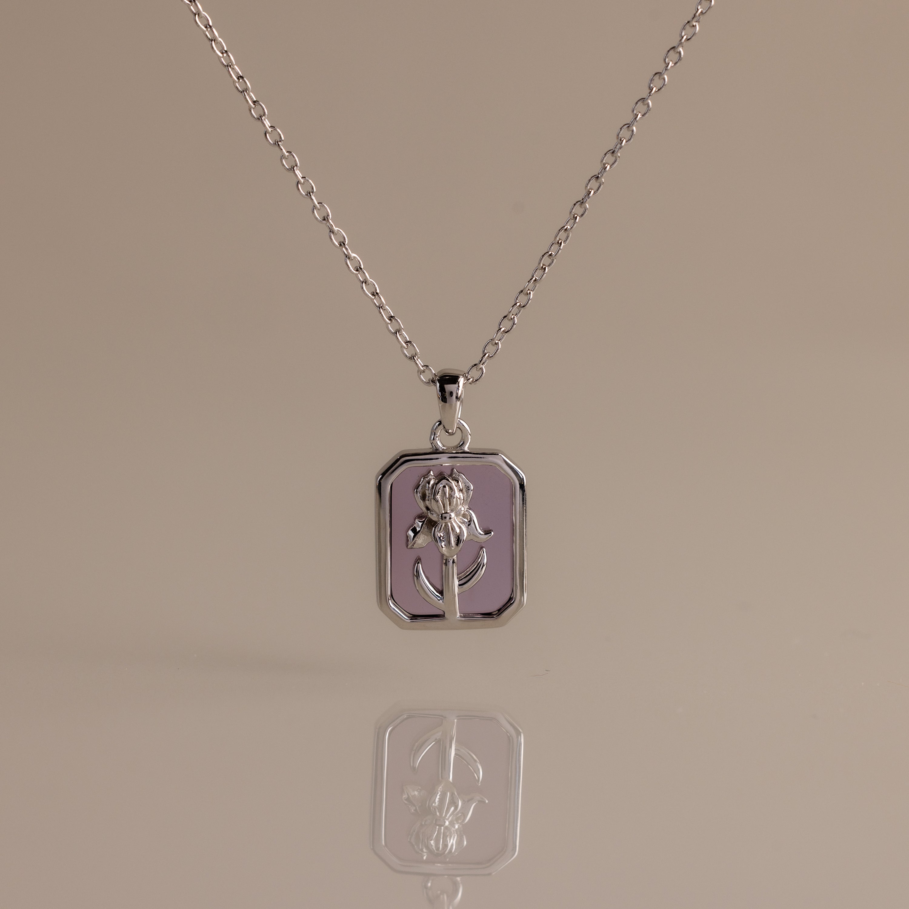 Birth Flower Charm Necklace