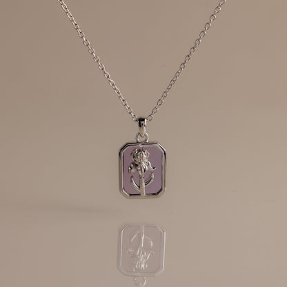 Birth Flower Charm Necklace