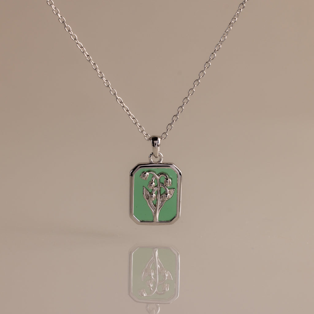 Birth Flower Charm Necklace
