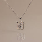 Birth Flower Charm Necklace