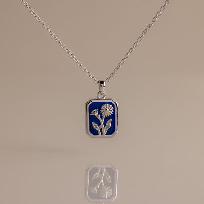 Birth Flower Charm Necklace