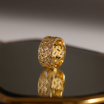 Mosaic Diamond Baguette Ring