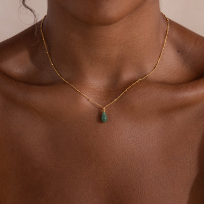 Jade Drop Necklace