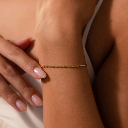 Oval Beaded Bracelet