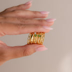 Dainty Jade Ring Set