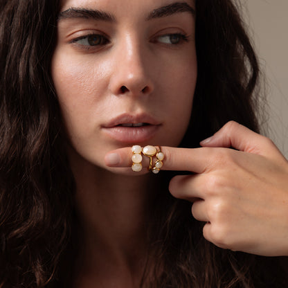 Cosmic Moonstone Ring