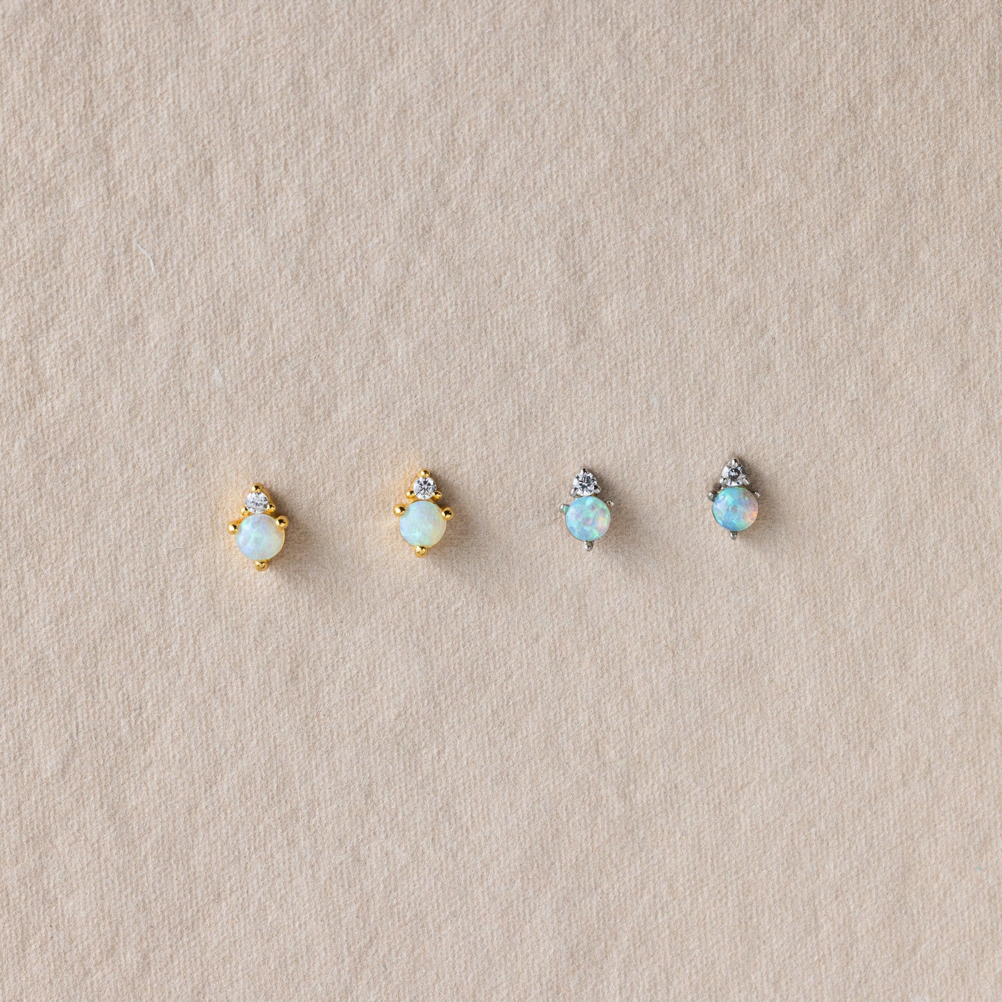 Raindrop Birthstone Studs