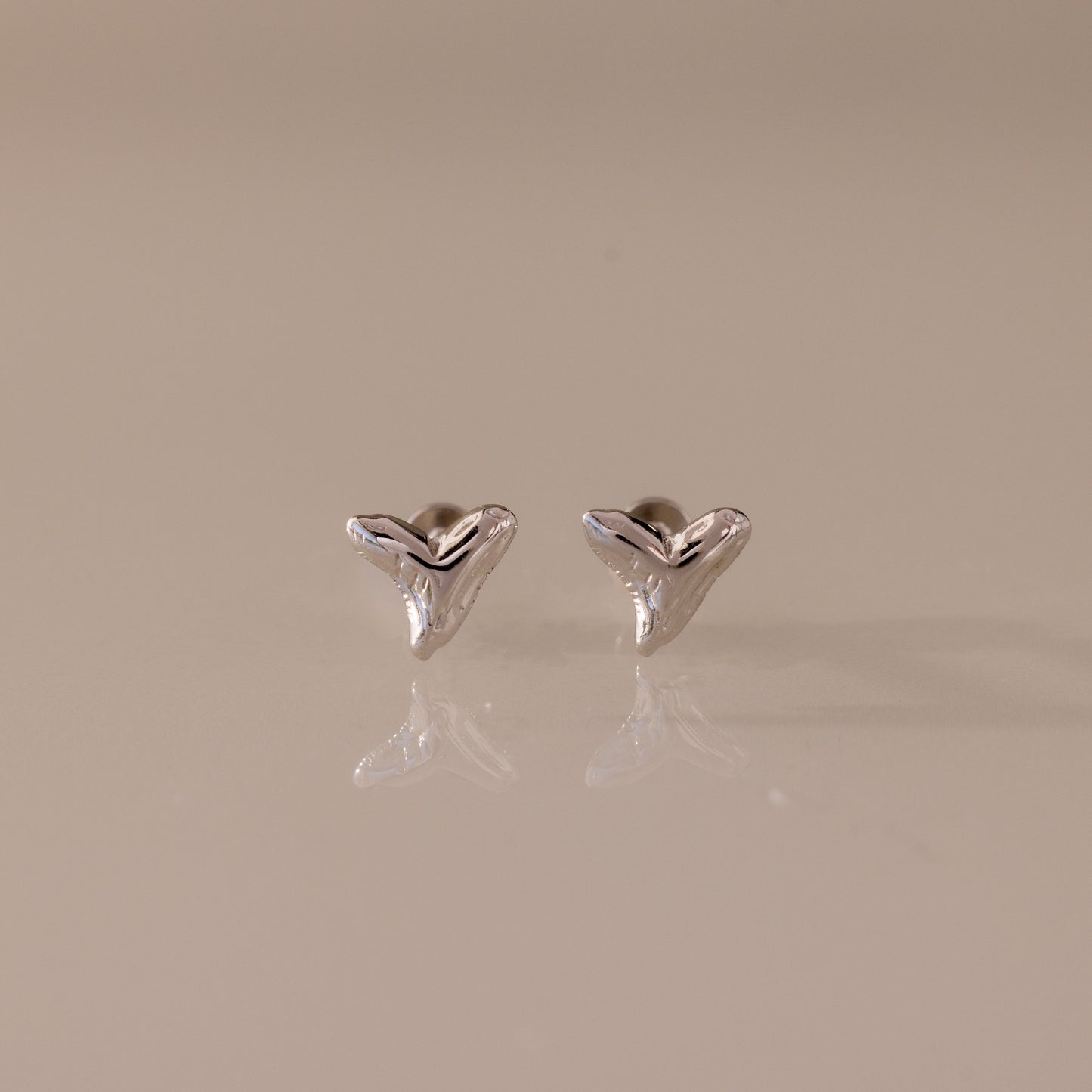 Shark Tooth Flatback Studs